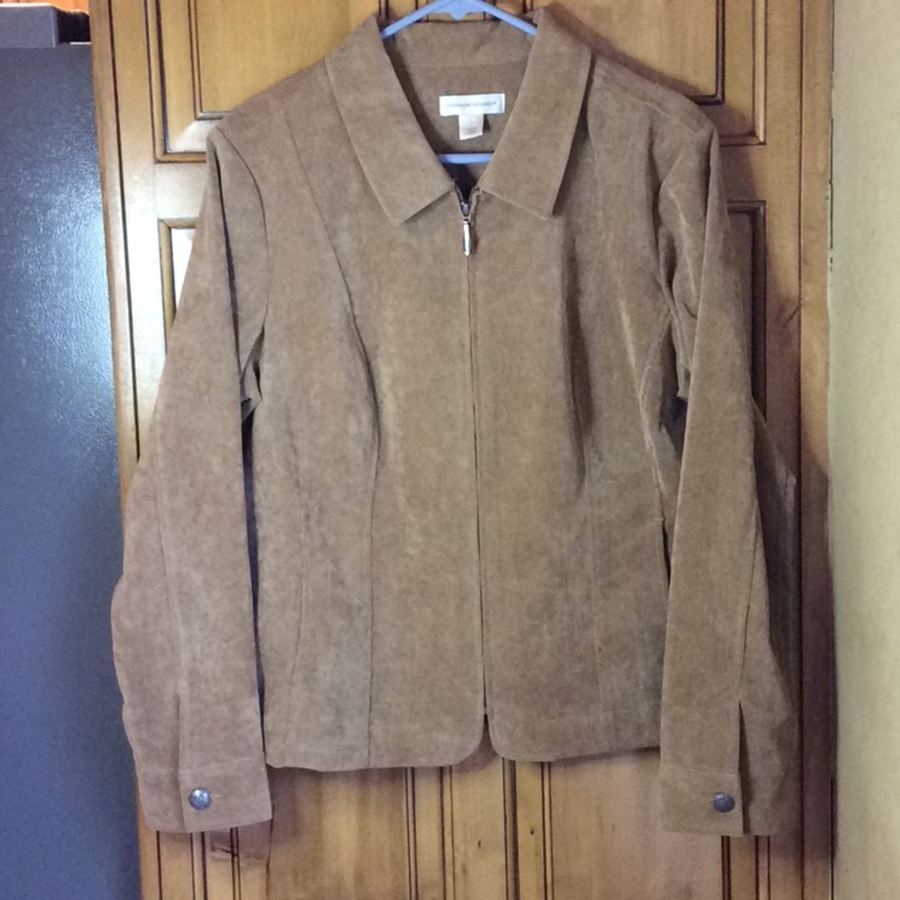 FINAL SALE PRICE Corduroy Zipper Jacket in Large